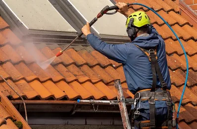 Démoussage et hydrofuge de toiture à Soussac